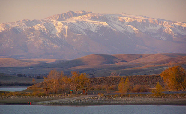 Cooney Reservoir State Park is one of the many pristine state parks near Bozeman, Montana.