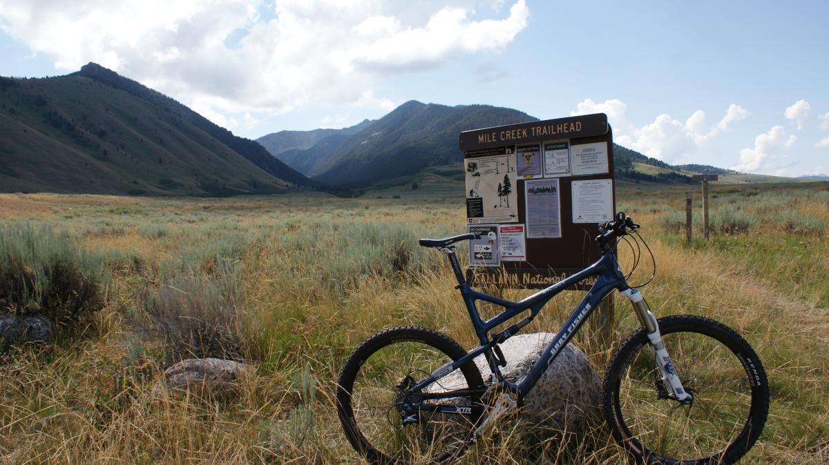 Mile Creek Trail is one of the amazing mountain biking trails near Bozeman.