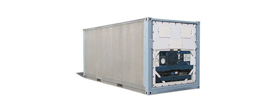 Reefer containers protect temperature sensitive goods during transport.