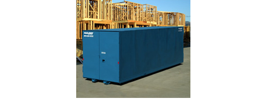 Roll off shipping container types are meant for transporting sets or stacks of materials.