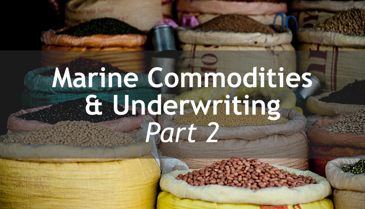 Trade Risk Guaranty explains commodities and the underwriting involved with importing them.