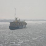 The M/V MSC Sabrina grounded In The St. Lawrence River in March 2008.