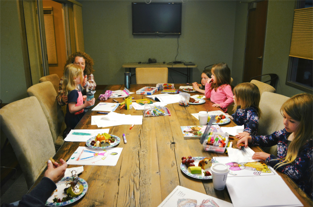 Take your child to work day at Trade Risk Guaranty in downtown Bozeman.