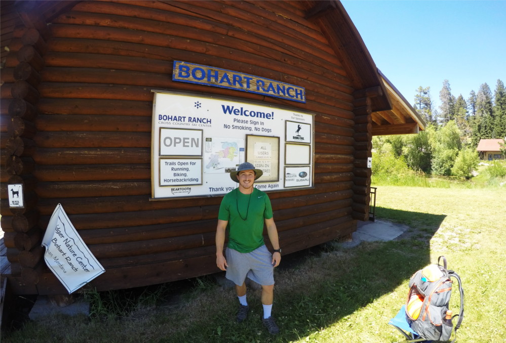 The TRG Team plays some disc golf during their Summer Montana Esprit de Corps day.