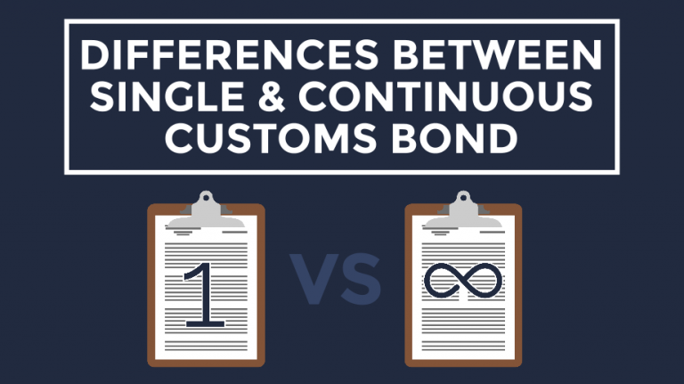 The Difference Between Single Entry And Continuous Customs Bonds