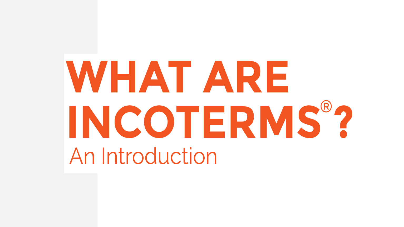 Discover the basics of Incoterms Rules and why you should know them in this educational video from Trade Risk Guaranty.