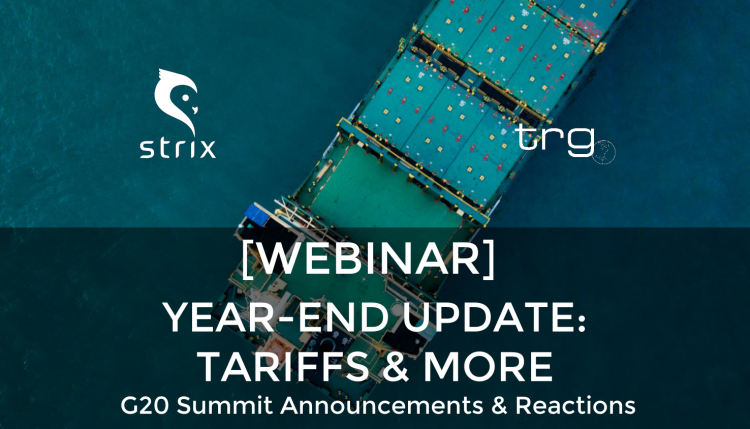 Trade Risk Guaranty provides a year-end update on the Chinese tariffs.