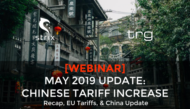 Trade Risk Guaranty holds a webinar with updates on the trade war with China.