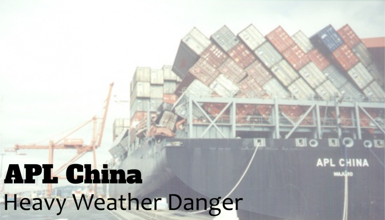 In 1998 the APL China lost a record breaking amount of cargo. This loss was caused by an Act of God, Typhoon Babs.