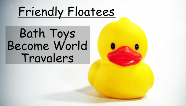 The friendly floatees traveled all across the world.