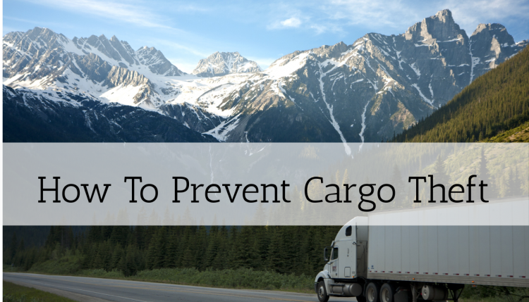 Learn about cargo theft and how your can protect your shipments from it.