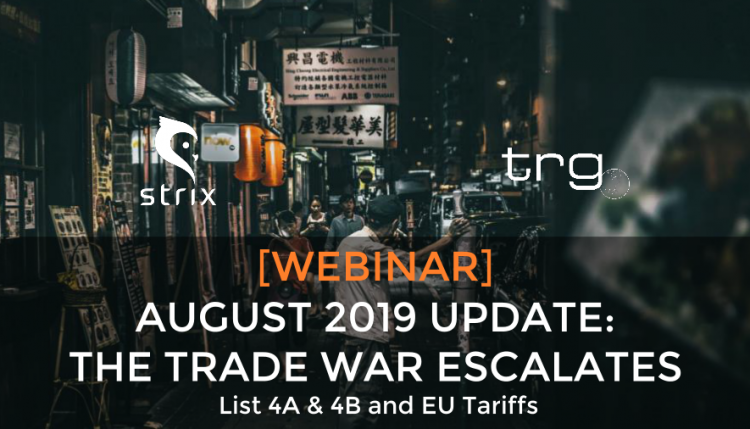 Trade Risk Guaranty holds an update on the trade war with China this August.