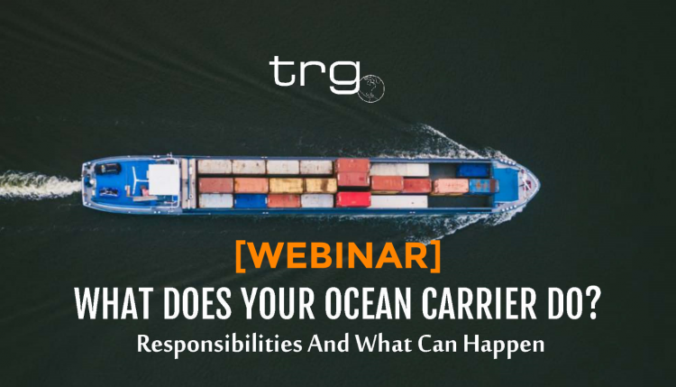 Trade Risk Guaranty explains ocean carriers and their responsibility in transit.