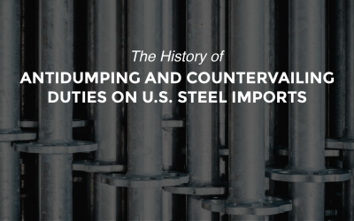 The History of Antidumping and Countervailing Duties on Steel Imported into the U.S.