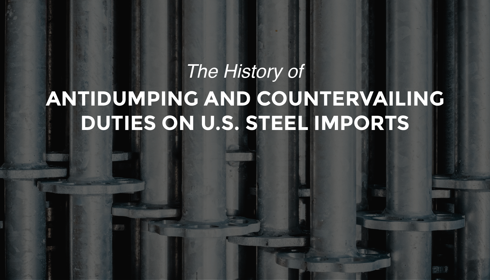 Trade Risk Guaranty outlines the history of antidumping and countervailing duties on steel imported into the U.S.