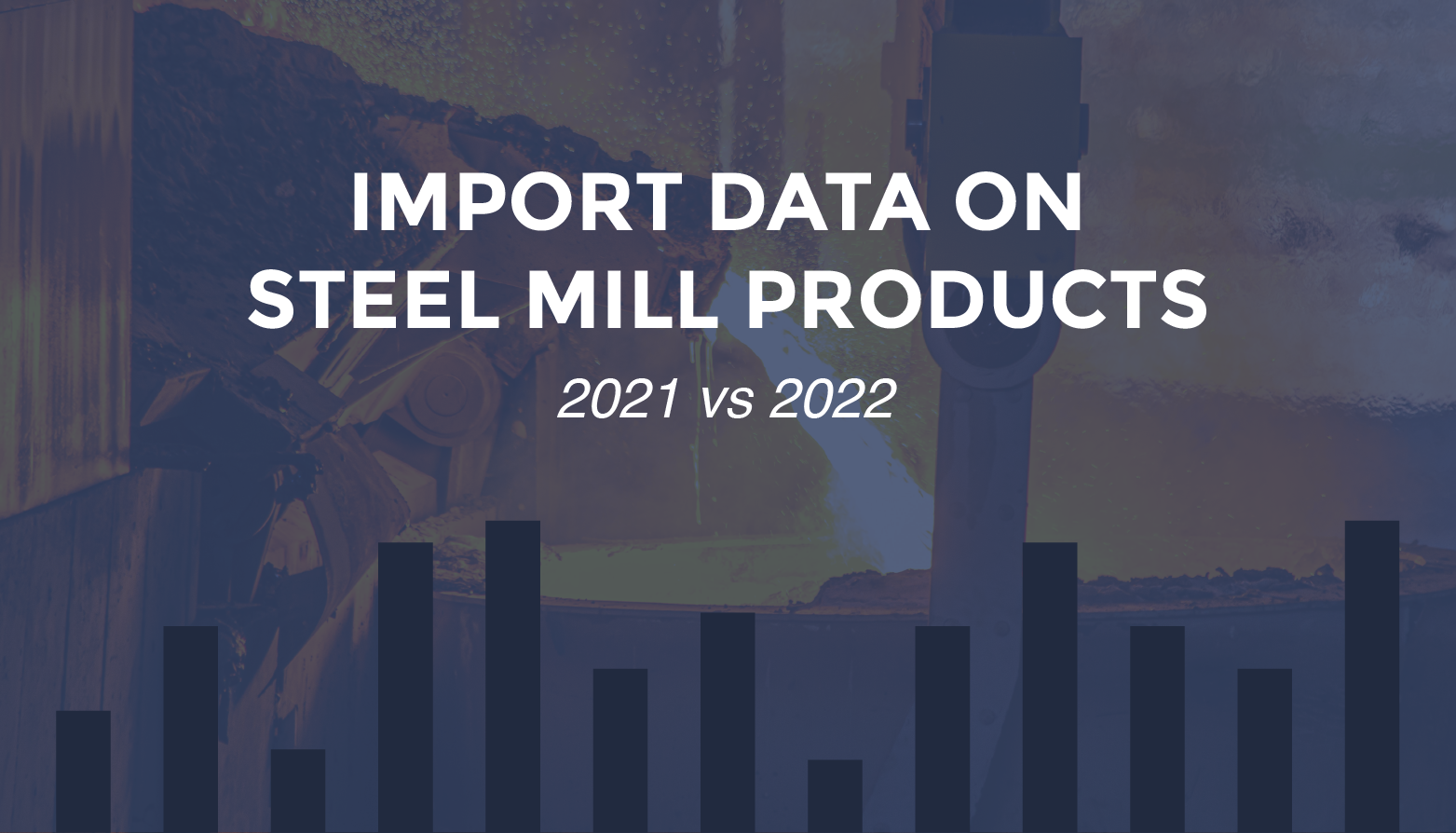 Trade Risk Guaranty looks over the import data on steel between 2021 and 2022.
