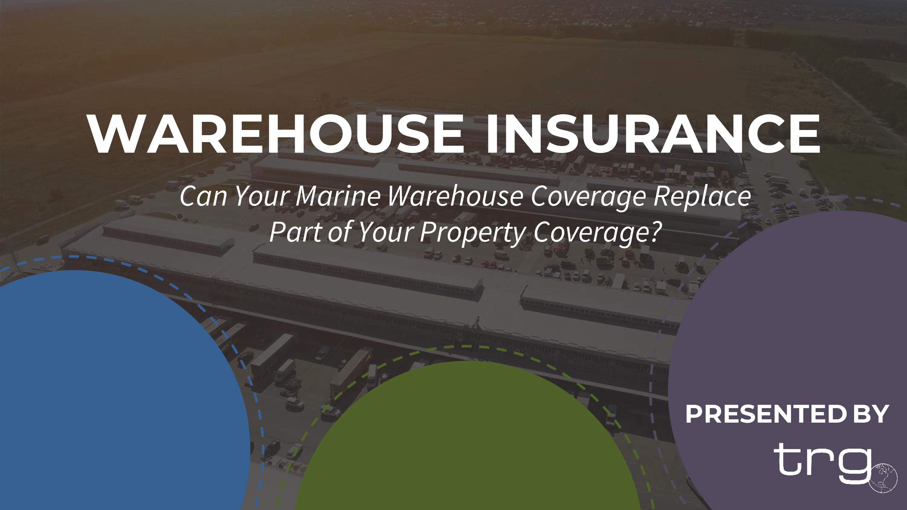 Trade Risk Guaranty hosts a webinar covering Warehouse Insurance and how to decrease the cost of your policy.