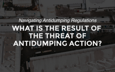 What is the Result of the Threat of Antidumping Action?