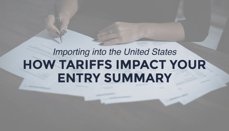 Trade Risk Guaranty explains how tariffs impact your entry summary.